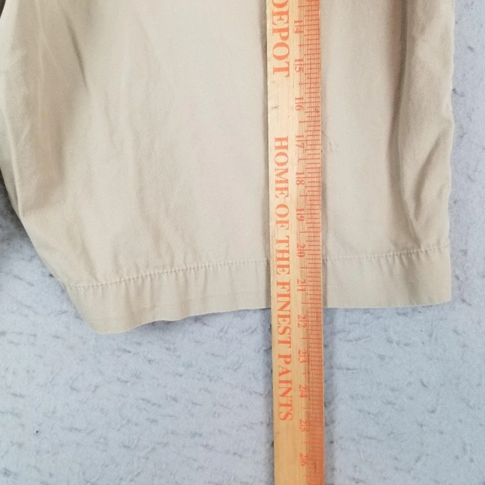 Polo Ralph Lauren Shorts Mens 38 Beige Chino Flat Front 10 Inseam Casual Summer